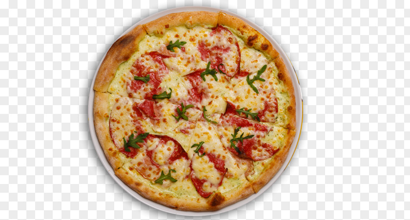 Basil Pesto Pizza California-style Sicilian Ham PNG