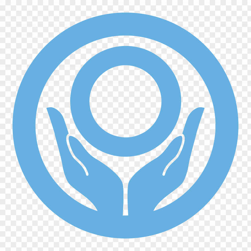 Electric Blue Symbol Turquoise Circle Logo PNG