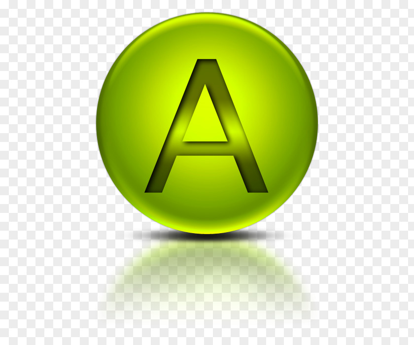 Free High Quality Letter A Icon Clip Art PNG