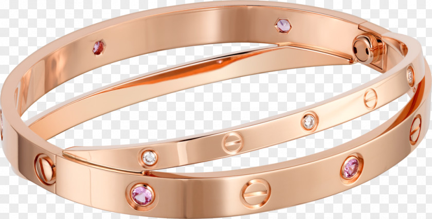 Love Bracelet Bangle Diamond Cartier PNG