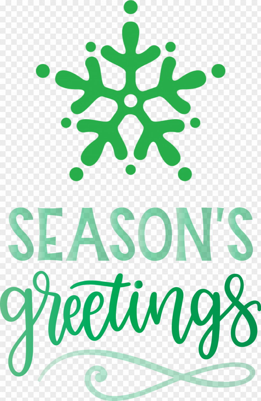 Seasons Greetings Winter Snow PNG