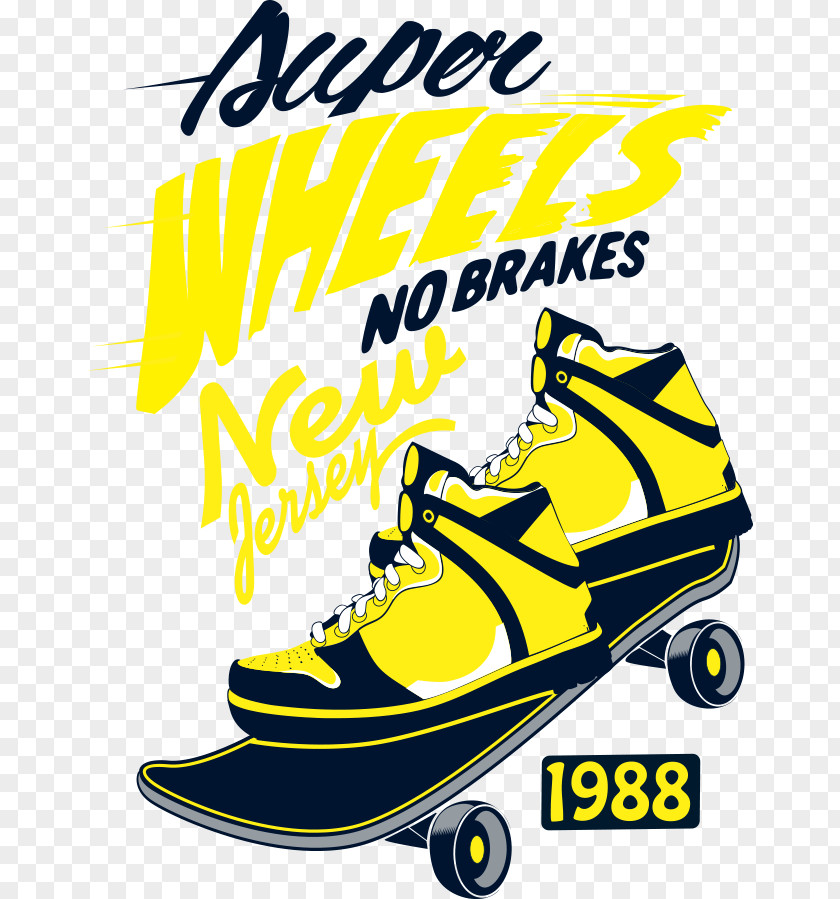 Sports Shoes Vector Printing On Skateboard T-shirt Clothing Shoe PNG