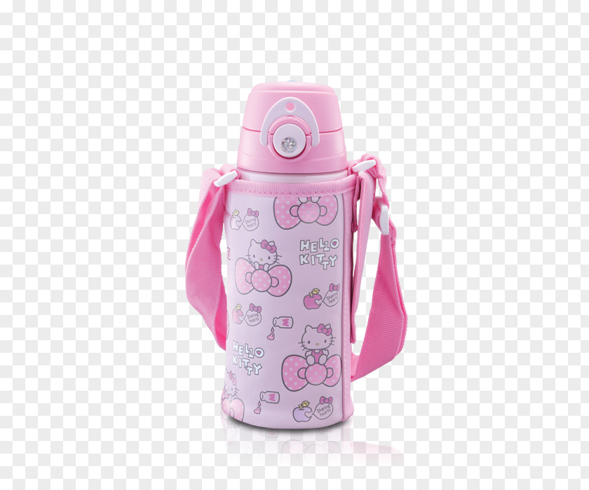 Bottle Water Bottles Bung Hello Kitty Thermoses PNG