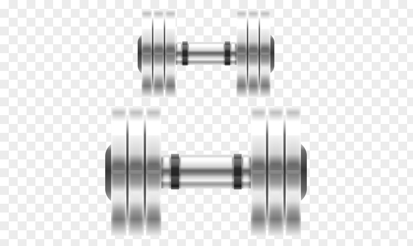 Cartoon Barbell Physical Fitness Icon PNG
