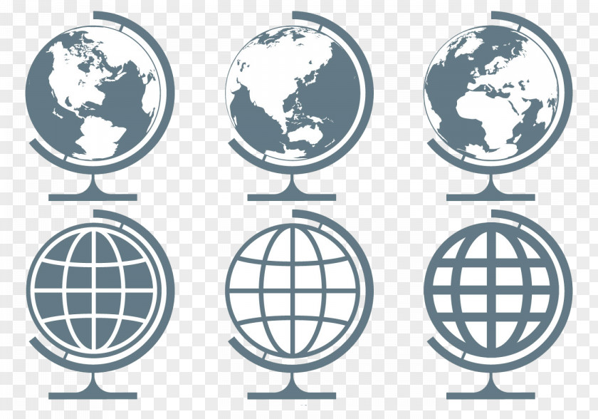 Cartoon Globe Icon Earth PNG