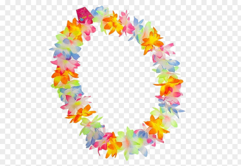 Garland Hawaiian Lei Wreath PNG