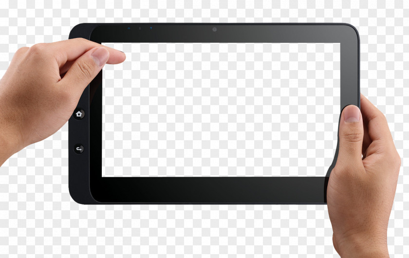 Hand Holding Tablet Piano Video Camera Selfie PNG