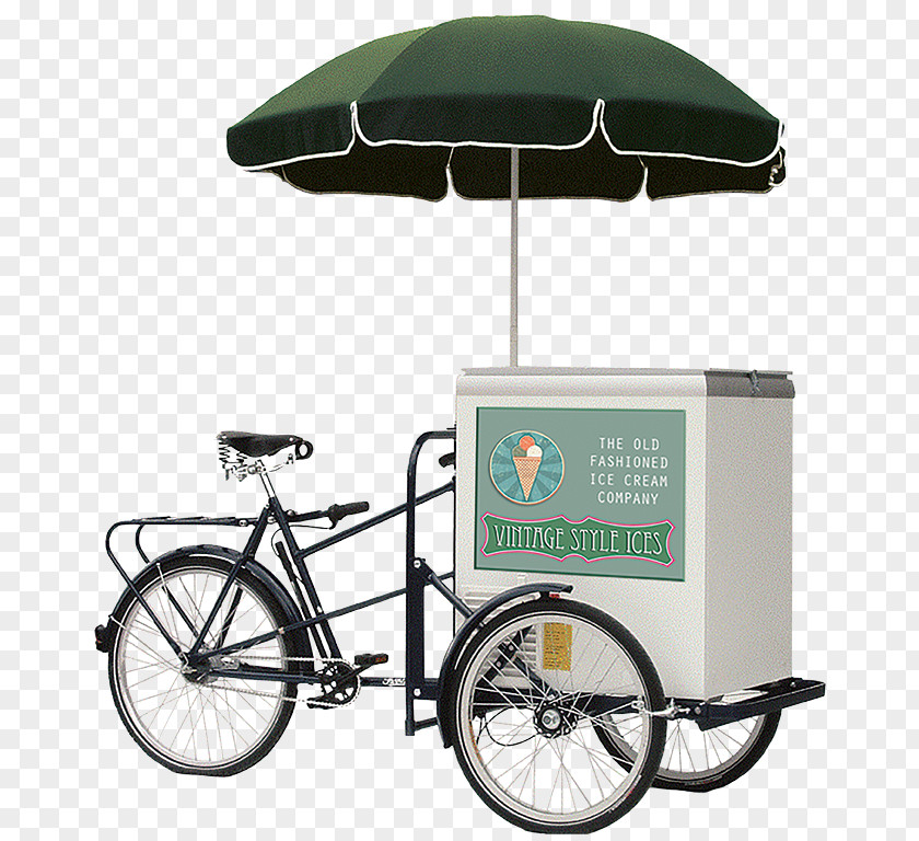 Ice Cream Cart Bicycle Street Food Pashley Cycles PNG