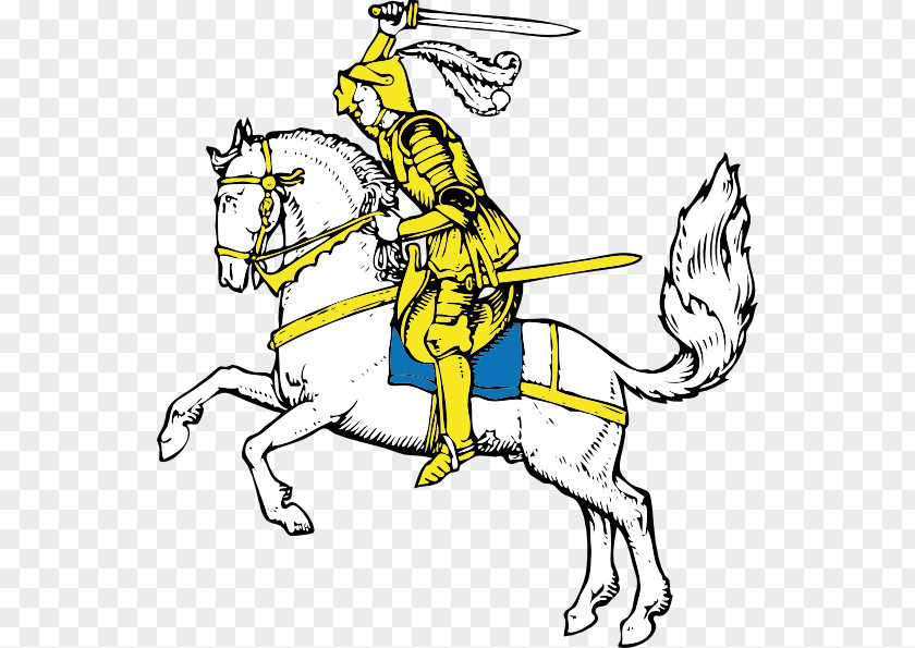 Medieval Clipart Horse Warrior Clip Art PNG