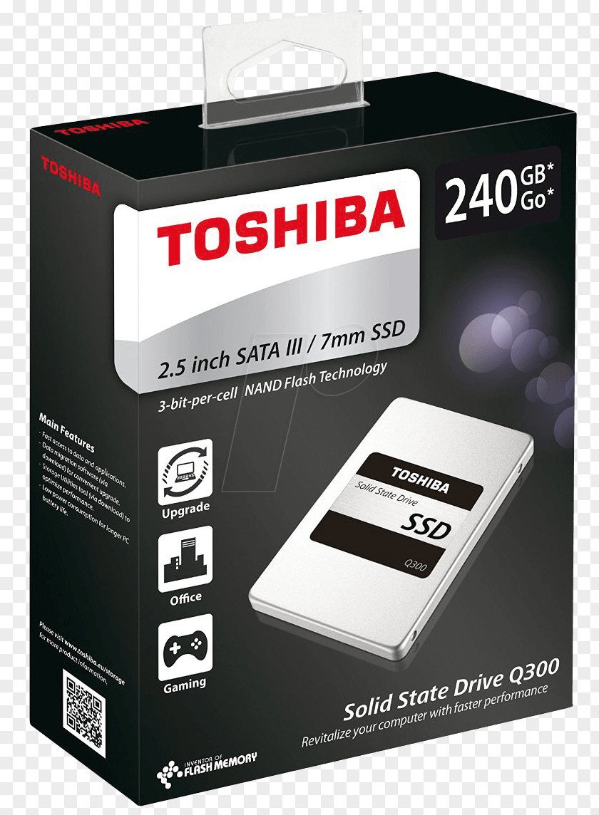 Toshiba Laptop Graphics Card Q300 SSD Solid-state Drive 128GB Pro SATA III 2.5