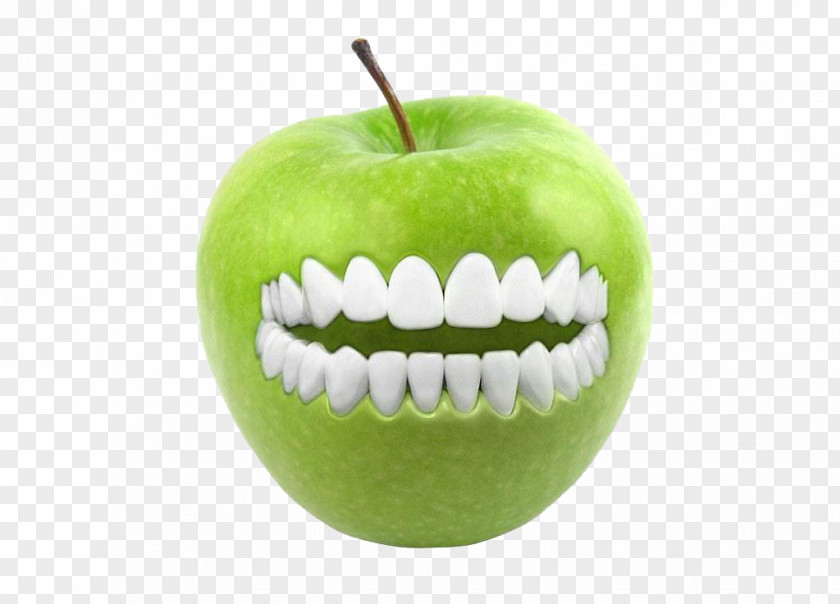 Apple Teeth Tooth Pathology Dentistry Dentures Dental Extraction PNG