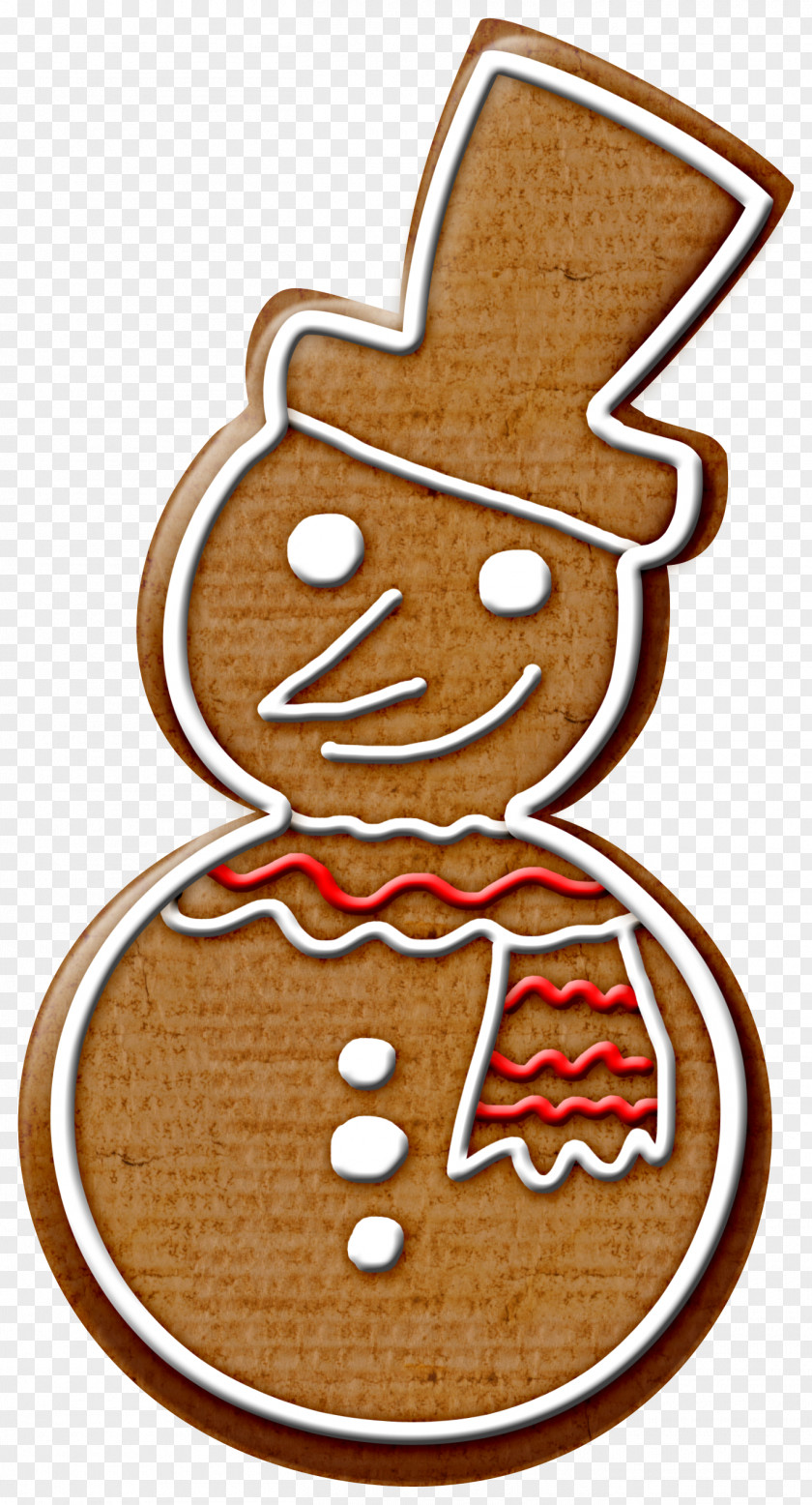 Creative Christmas Cartoon Snowman Cookies PNG