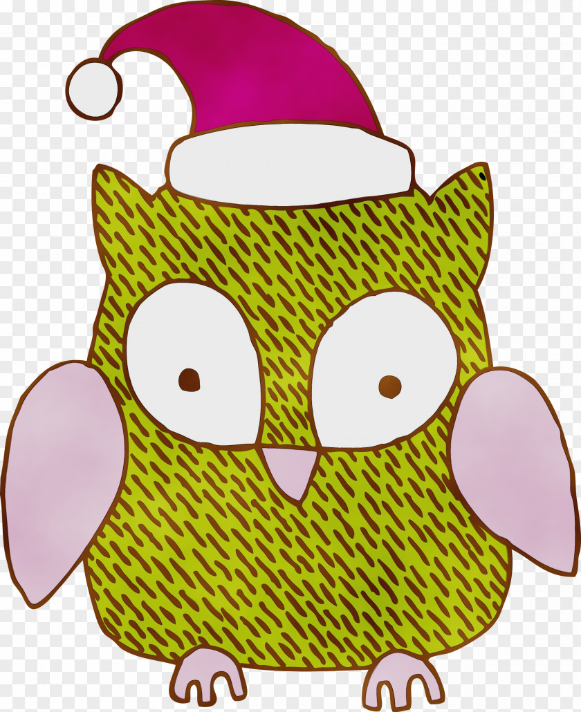 Owl Pink Cartoon Yellow Headgear PNG