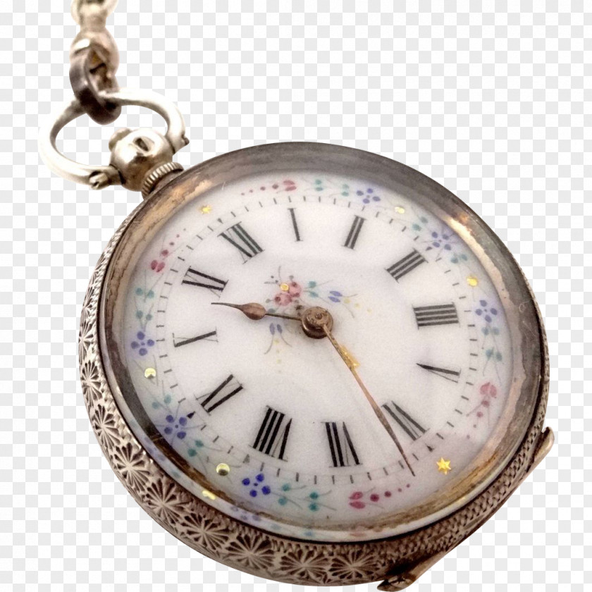 Pocket Watch Metal Jewellery Clock Brown PNG
