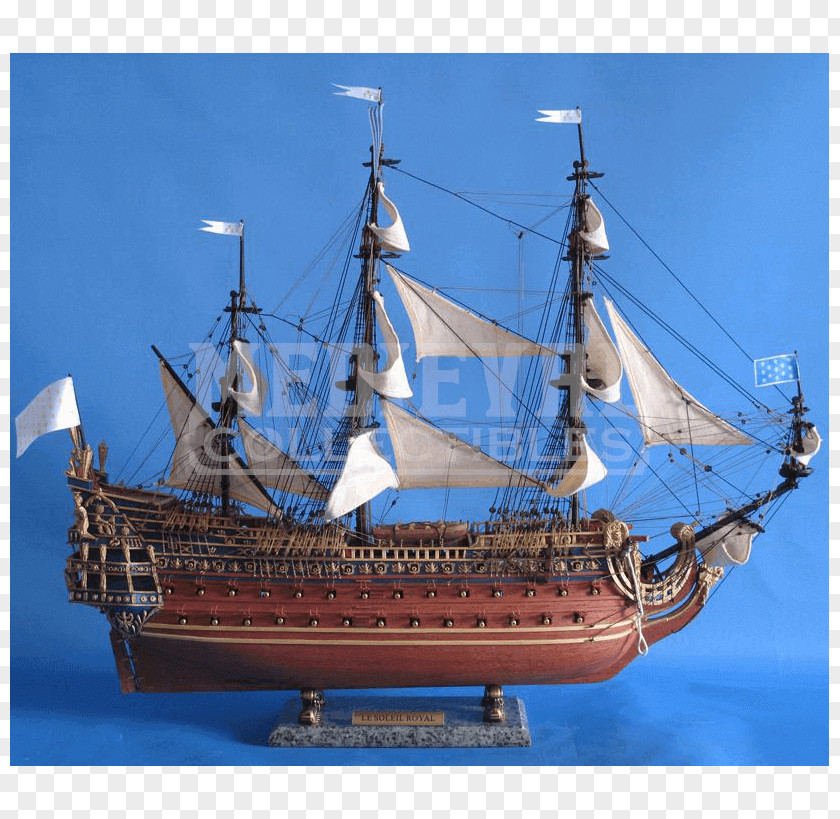 Ship Brig Of The Line Model French Soleil Royal PNG