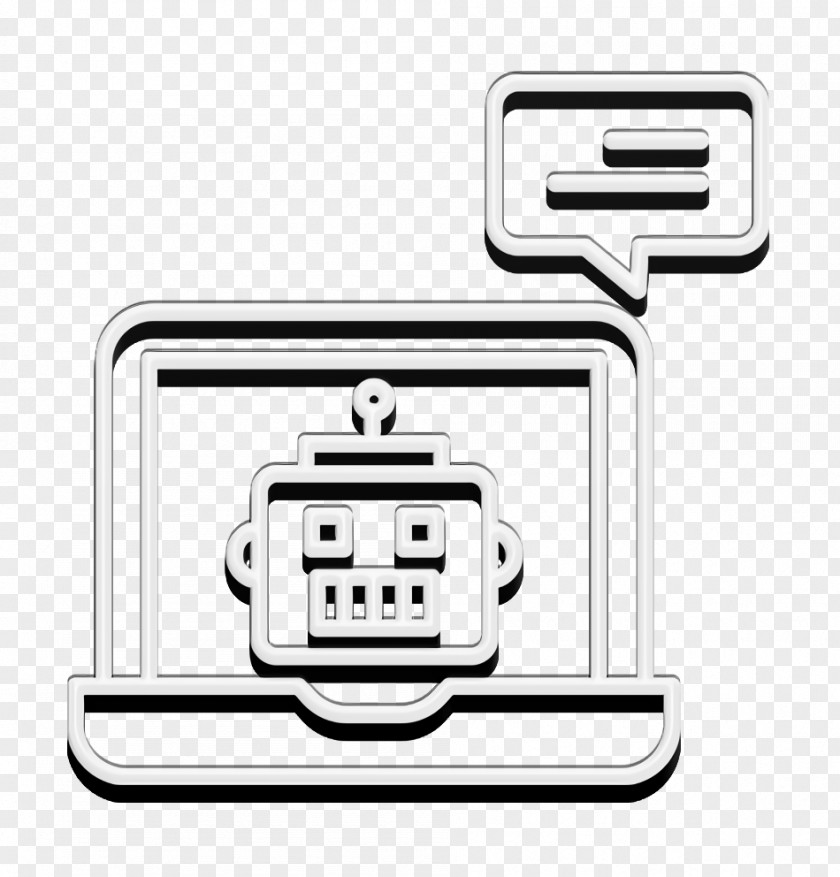 Laptop Icon Bot Robots PNG