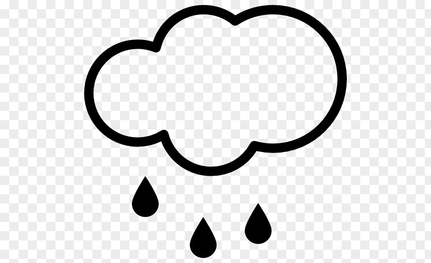 Rainy Rain Cloud Weather Forecasting Symbol PNG