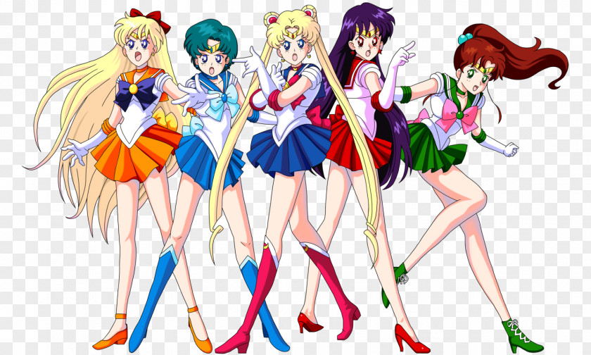 Sailor Moon Luna Mercury Senshi PNG