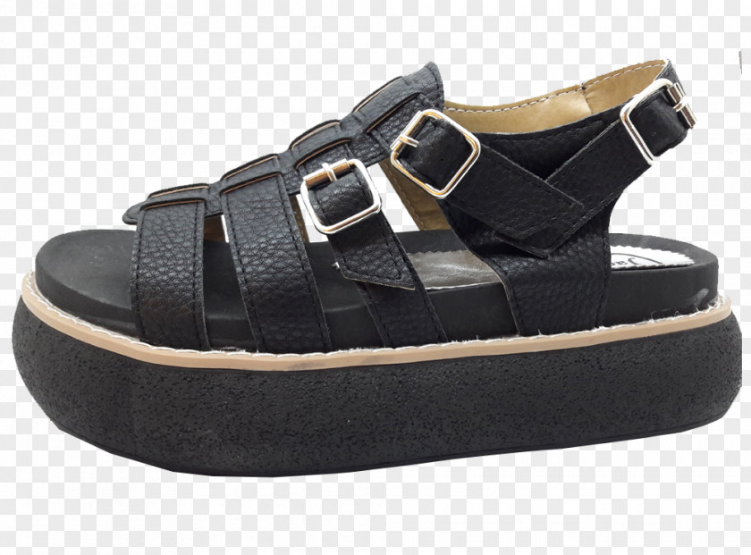 Sandal Slide Leather Shoe PNG