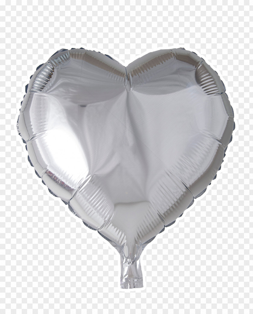 Balloon Toy Gold Silver Heart PNG