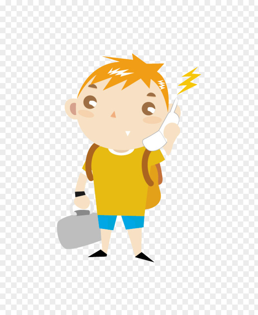 Boy Is On The Phone Business Telephone Google Images Search Engine PNG