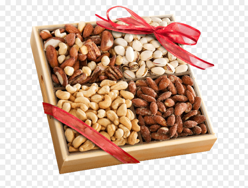 Gift Mixed Nuts Food Baskets Dried Fruit Tray PNG