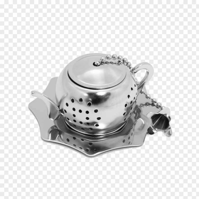 Silver Teapot PNG