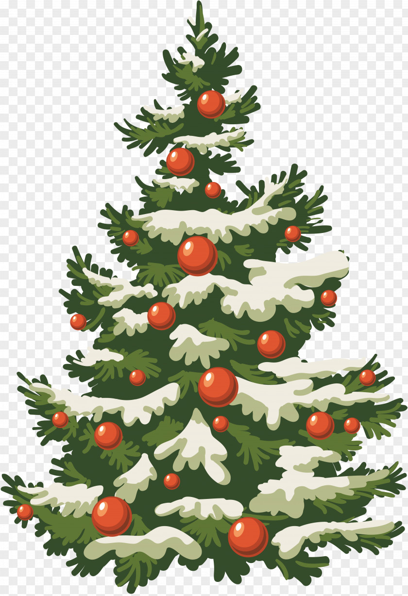 Christmas Tree Card Clip Art PNG