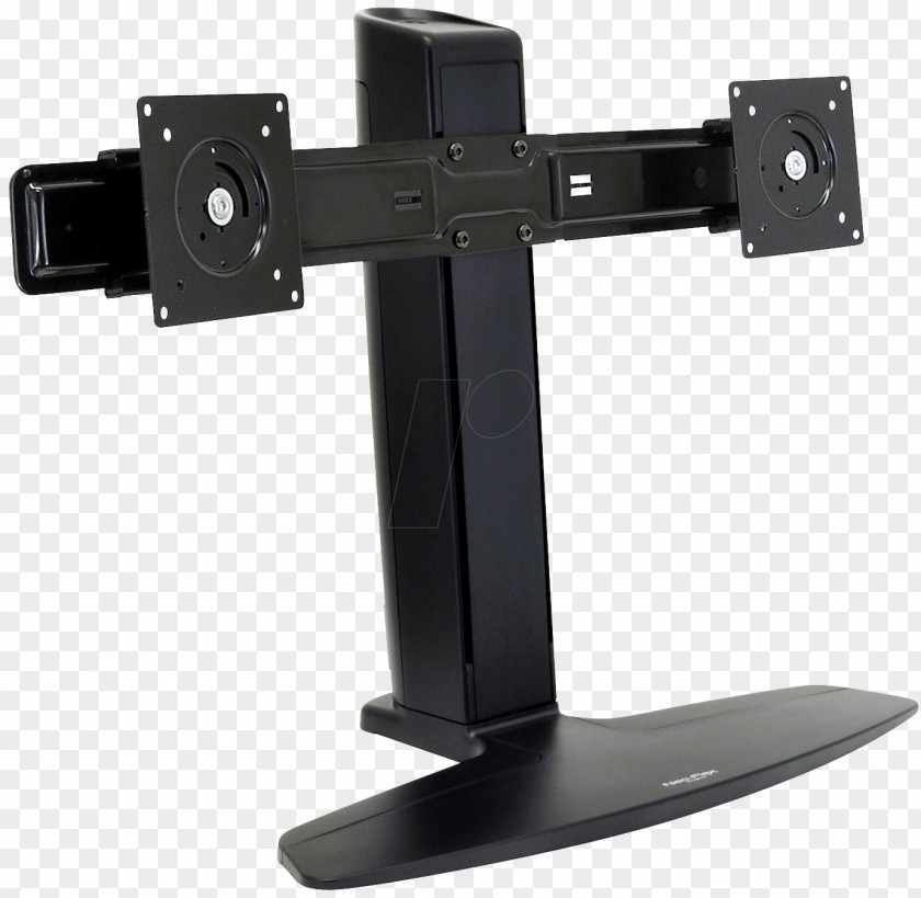 Computer Monitors Ergotron Neo-Flex LCD Stand Liquid-crystal Display Multi-monitor Device PNG