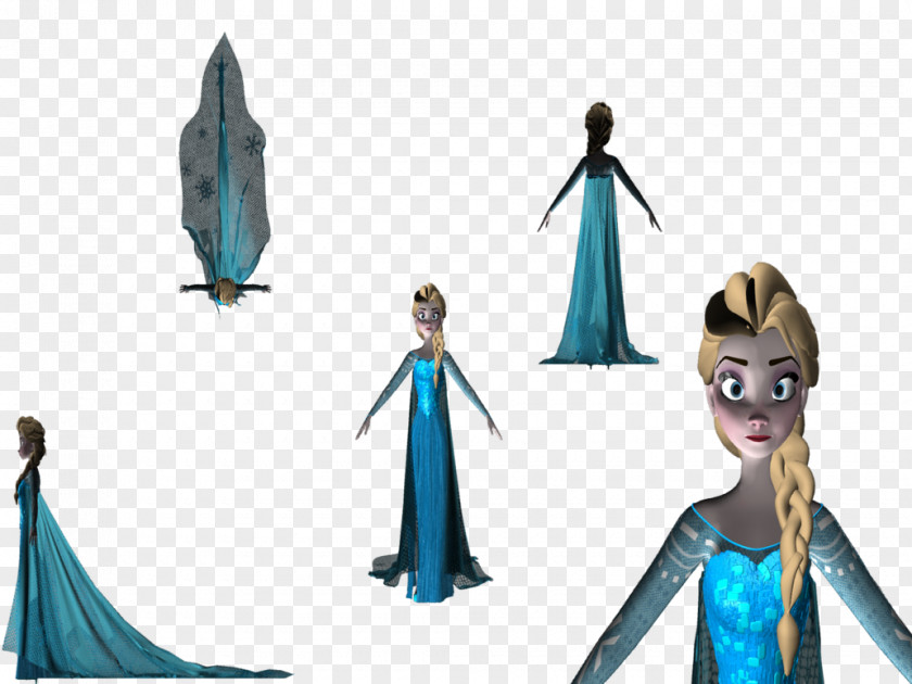 Frozen Elsa Texture Mapping Rendering 3D Modeling Computer Graphics PNG