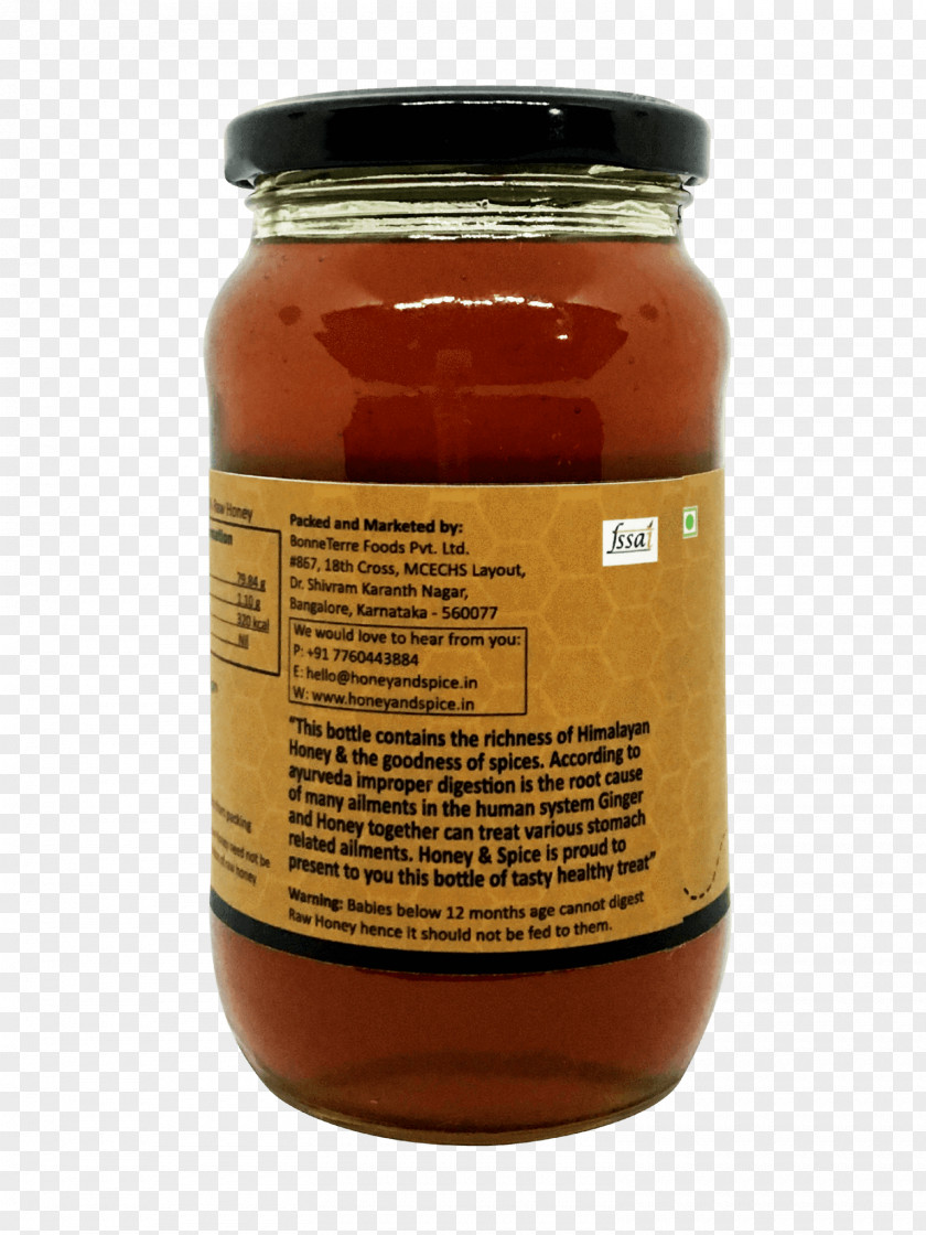 Ginger Spice Chutney Honey Sauce PNG
