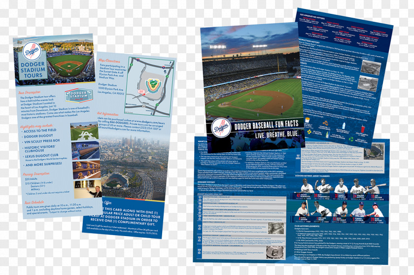 Los Angeles Dodgers Display Advertising Behance PNG