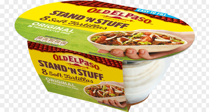 Taco Pie With Tortillas Old El Paso Stand 'N' Stuff Soft Flour Mini X12 PNG