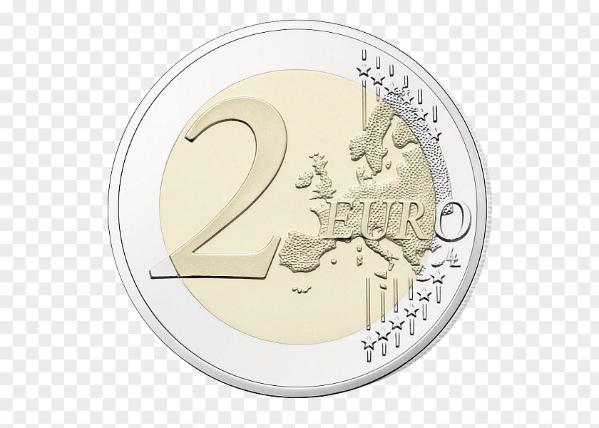 2 Euro Coin 1 Coins PNG