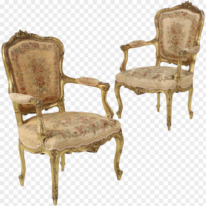 Armchair Chair Furniture Table Louis Quinze Fauteuil PNG