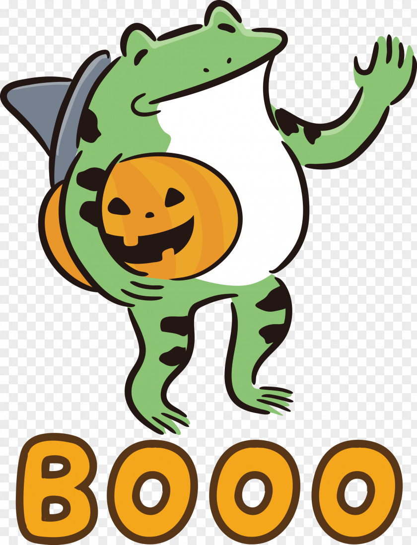 Booo Happy Halloween PNG