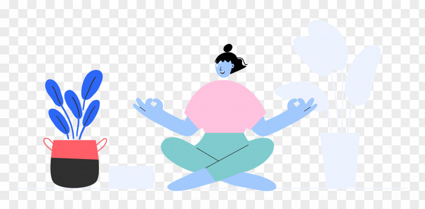 Meditating At Home Rest Relax PNG