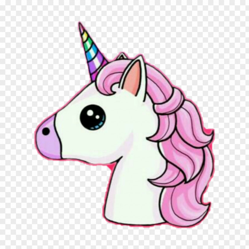Mythical Creature Snout Unicorn Drawing PNG