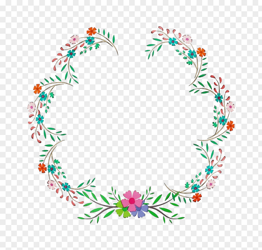 Ornament Wreath Leaf Plant Heart PNG