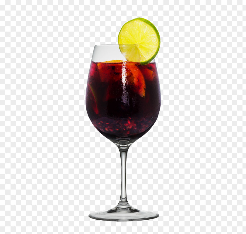Red Wine Glass Cocktail Garnish Sangria PNG