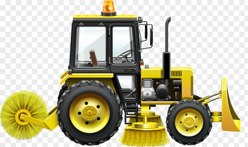 Road Excavator Agriculture Tractor PNG