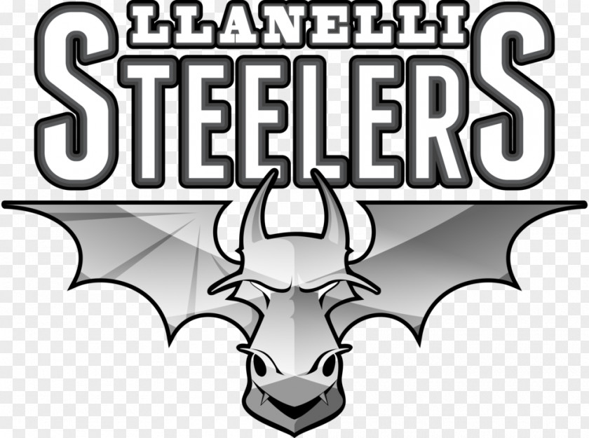 Steelers Logo Mammal Brand White Font PNG