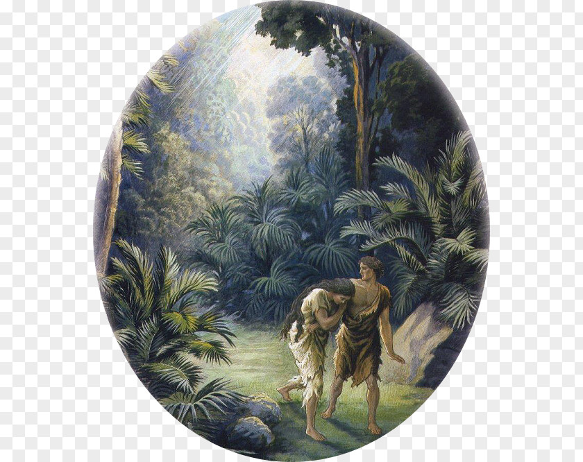 Adam And Eve Garden Of Eden Bible Genesis Paradise Lost PNG