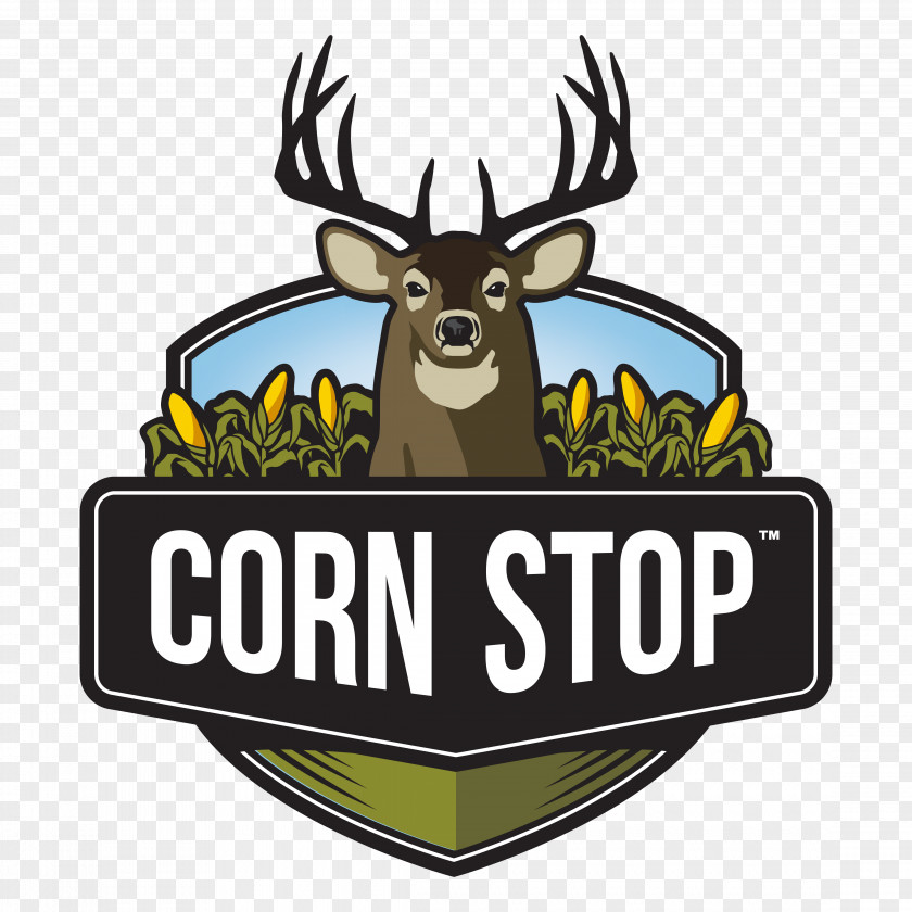 Brightly Colored Corn Deer Agriculture Stop Grain Logo PNG