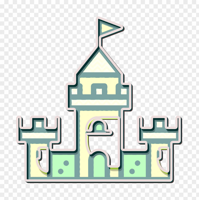 Castle Icon Building Architecture And City PNG