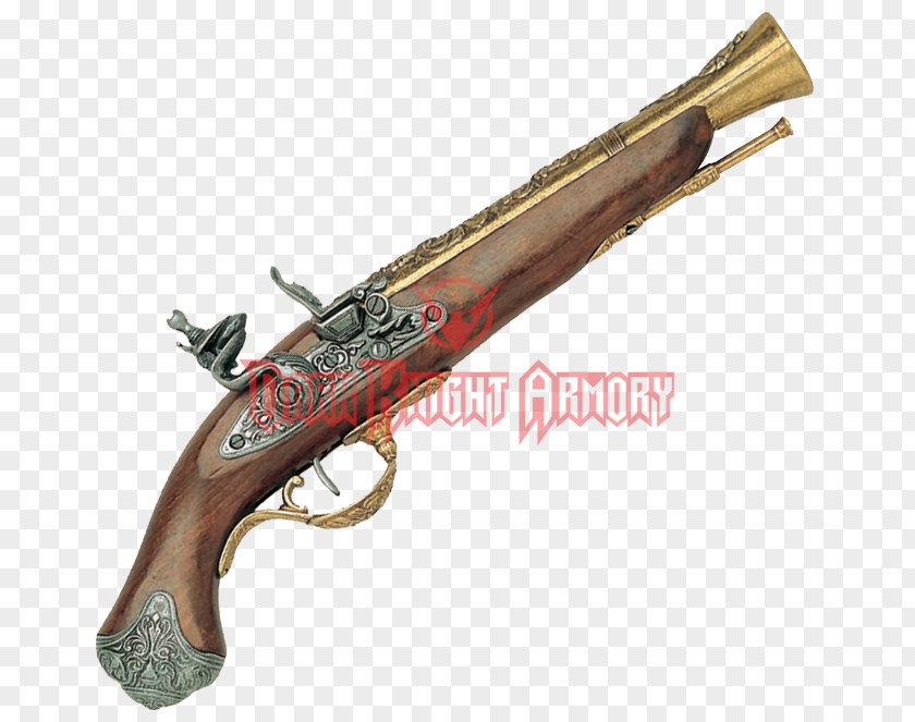 Weapon Trigger Firearm Blunderbuss Flintlock Pistol PNG