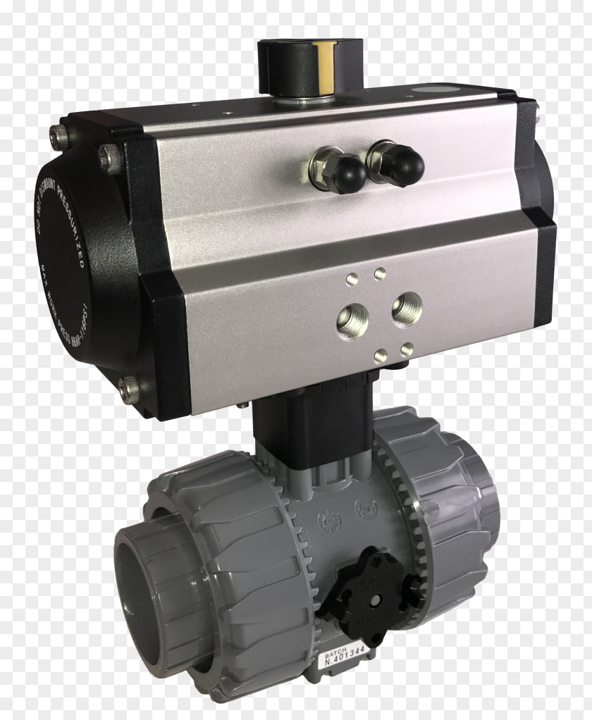Air Ball Valve Air-operated Gate Actuator PNG