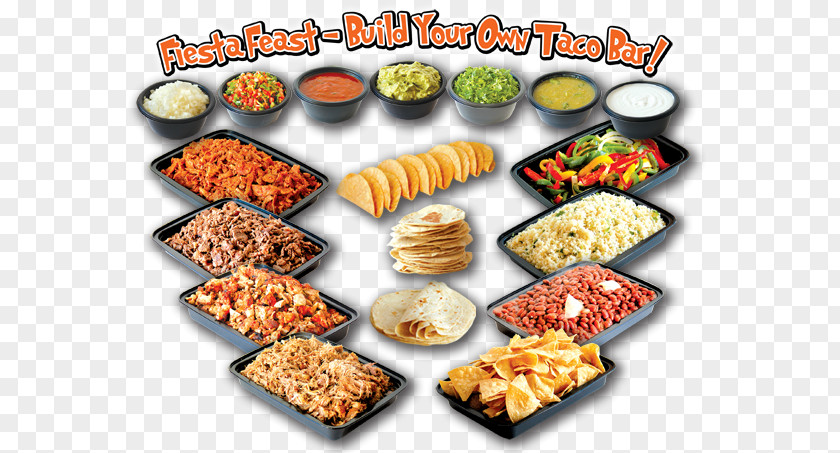 Buffet Party Taco Salad Mexican Cuisine Nachos Guacamole PNG