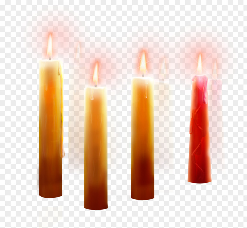 Burning Candles Candle Wax Cylinder PNG