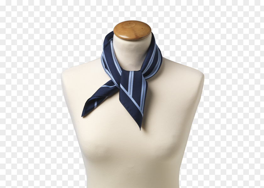 Cravat Cobalt Blue Neck Scarf PNG